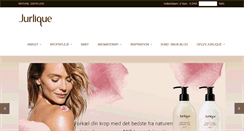 Desktop Screenshot of jurlique.dk